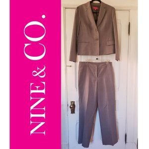 14 NINE & CO Lined Suit, 2 Piece, Grey